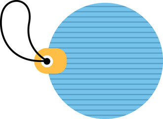 Hand Drawn Clothing Tag Illustration