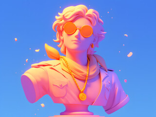 Obraz premium person with glasses