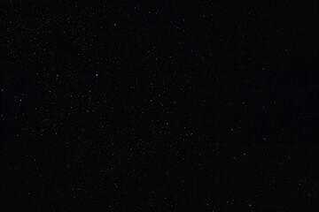 Starry Night Sky with Distant Galaxies at Dusk
