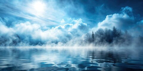 Water vapor background with a misty and refreshing atmosphere, vapor, water, background, mist, refreshing, atmospheric