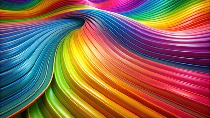 Obraz premium Abstract image of a colorful pathway wave , pathway, wave, abstract, design, pattern, vibrant, colorful, swirl, artistic, background