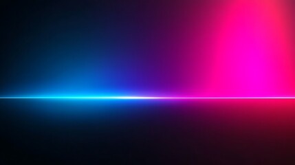 Obraz premium Abstract Blue and Pink Gradient Background with a Glowing Line