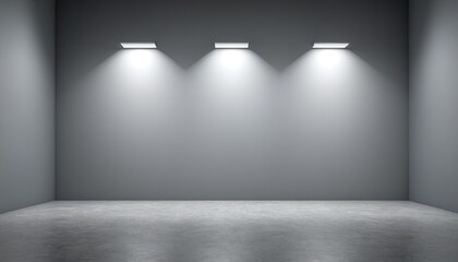 Abstract smooth empty grey studio well use as background business report digital website template 7