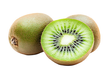 kiwi fruit isolated on transparent png