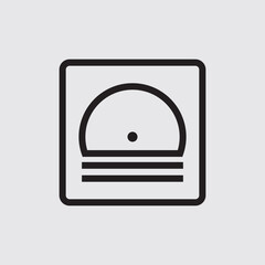 An icon about a tool used to bake cakes