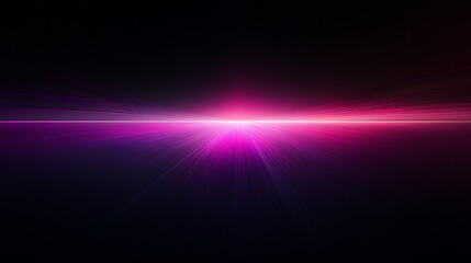 Fototapeta premium Abstract Digital Art with Pink and Purple Light Rays