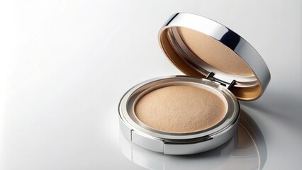 Foundation cushion on a half tonal base for makeup and beauty products , beauty, makeup, foundation, cushion, tonal