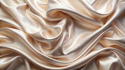 Fototapeta premium Beautiful silk background with delicate texture and elegant sheen, luxurious, smooth, fabric, material, texture