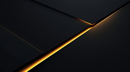 Abstract Black and Gold Geometric Background