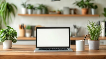 Fototapeta premium Remote team collaboration via video call, efficient workflow with shared documents, relaxed home office setups, content and productive atmosphere