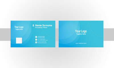 creative modern name card and business card