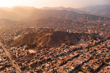 Panoramic view of San Juan de Lurigancho - Lima.