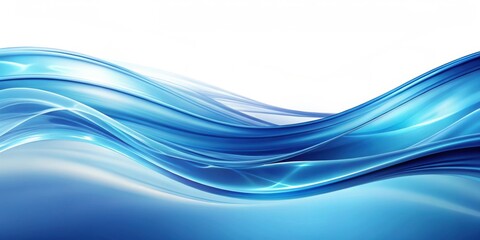 Abstract blue background with flowing waves , water, ocean, ripple, texture, smooth, calming, serene, aquatic, sea, movement