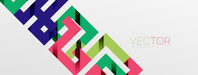 Color bend lines with shadow texture effect. Vector Illustration For Wallpaper, Banner, Background, Card, Book Illustration, landing page