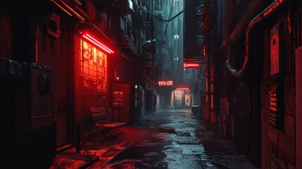Neon City Alley