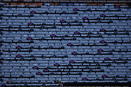 Programming coding screen, web developer coding screen