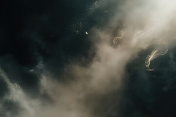 Mysterious Dust and Light in a Cinematic Texture Field with Ethereal Artifacts