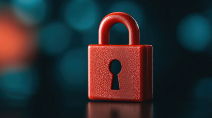 Fototapeta premium Promoting internet safety practices to reduce risks in cybersecurity. 