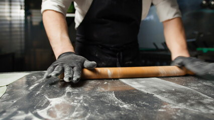 The Making Of Black Spaghetti Dough 