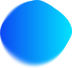 Circle color curve blend gradation for badge, price tag, label, logo