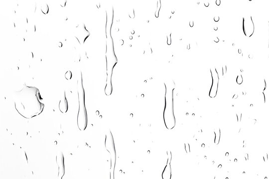 Water png texture, transparent background, rain layer - Powered by Adobe