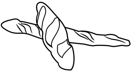 picnic on park outline