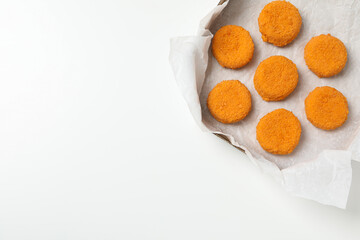 Fried mozzarella, tasty and delicious food, tasty fried food