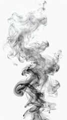 Fototapeta premium Abstract Art Of Liquid Dense Smoke Dark Grey and White Background