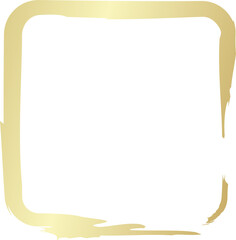 Rounded square golden frames