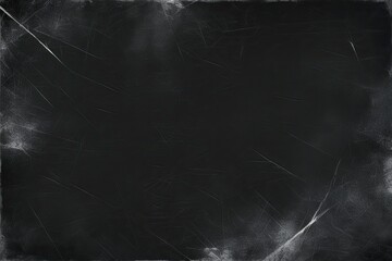 Grunge Black Scratched Background with Distressed Texture for Vintage Design
