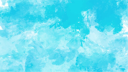 Abstract blue watercolor background.Hand painted watercolor. vector