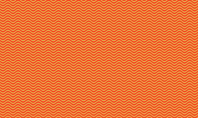 Fototapeta premium A background featuring thin horizontal wavy lines. The design is dynamic and engaging.orange,yellow.Autumn, fall,autumn colors September, October, November.