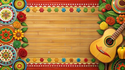 international hispanic heritage month background, no text, no word, no character, --no logo --no letters --no text, no watermark, --no words