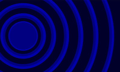 Obraz premium abstract wavy blue circles background