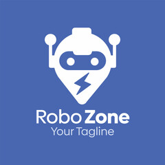 Robo Zone Logo Design Template. Good for Business, Agency, Community and Organization