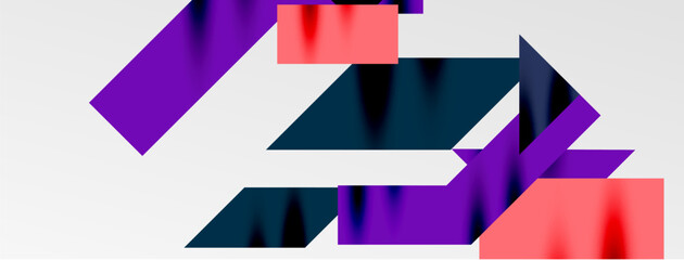 Minimal composition abstract lines and triangles background. Vector Illustration For Wallpaper, Banner, Background, Card, Book Illustration, landing page