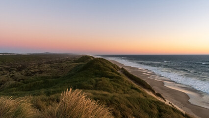 Amazing Sunset over Pacific Ocean, Oregon