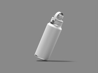 3D Rendering Eco Thermos Steel bottle Mockup