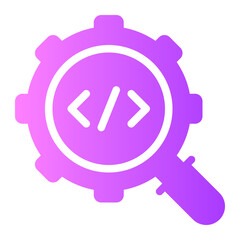 coding gradient icon