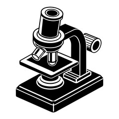 atomic force microscope silhouette vector art