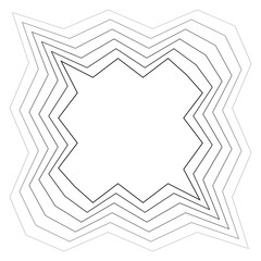 Square dynamic line shape. Gradient blend designs