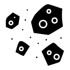 Asteroid Glyph Icon