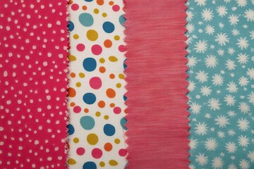 Playful Textured Fabric Swatch with Whimsical Patterned Design