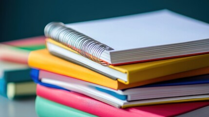Stack of Colorful Books