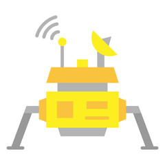 Lander  Flat Icon © Fahrul