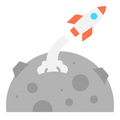 Launch Flat Icon