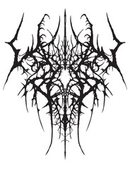 Y2K Heavy Metal Rock Band Logo Vector Artwork, Graphic Tee, T-shirts, Grunge, Poster, Graphic Resource