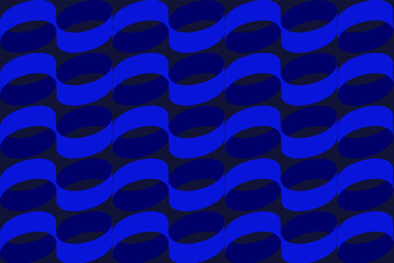 Blue Background with Floral Paper Cutout Design