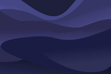 Abstract Blue Gradient with Soft Wave Textures