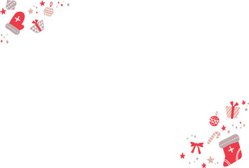 クリスマスモチーフの可愛いフレーム